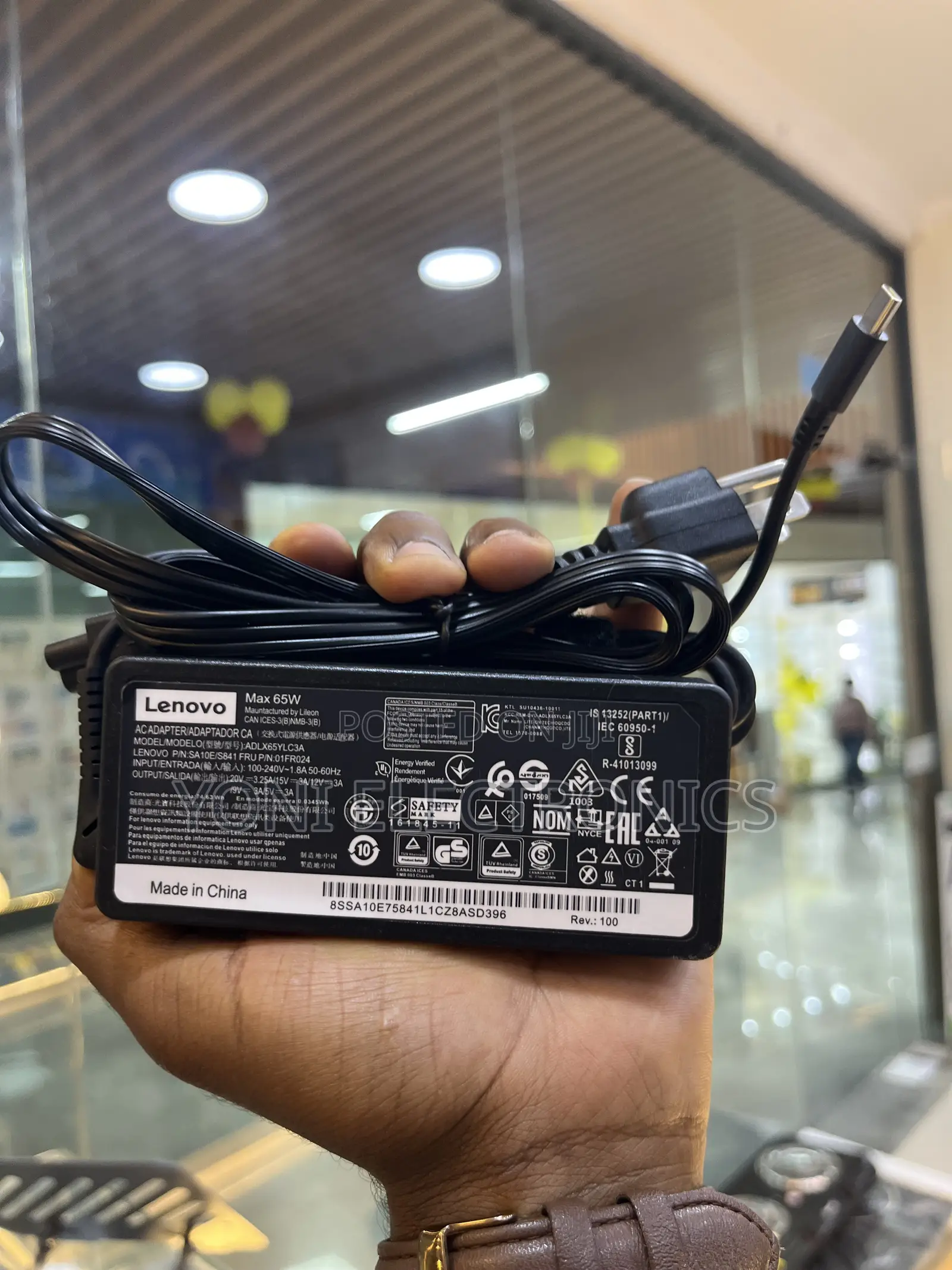 Lenovo 65w USB-C AC Adapter Charger (Adlx65ylc3a)