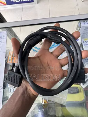 1.5 ሜትር ከፍተኛ ፍጥነት ያለው የቪጂኤ ገመድ (High Quality VGA Cable) 1.5