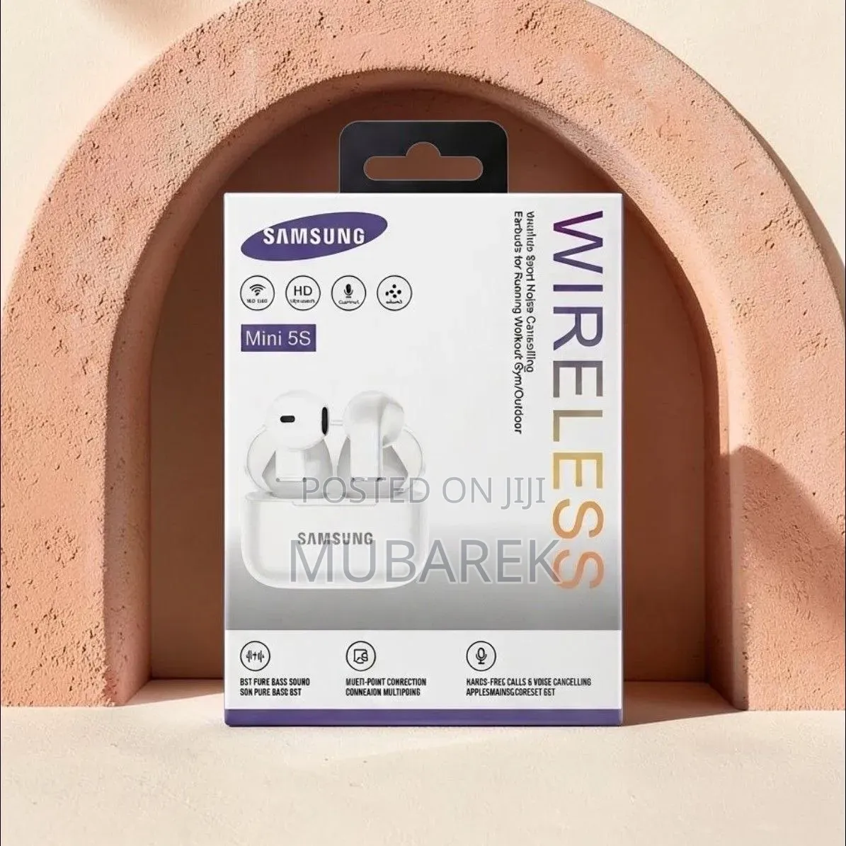 Mini 5S Wireless Earbuds - متوفرة بألوان متعددة