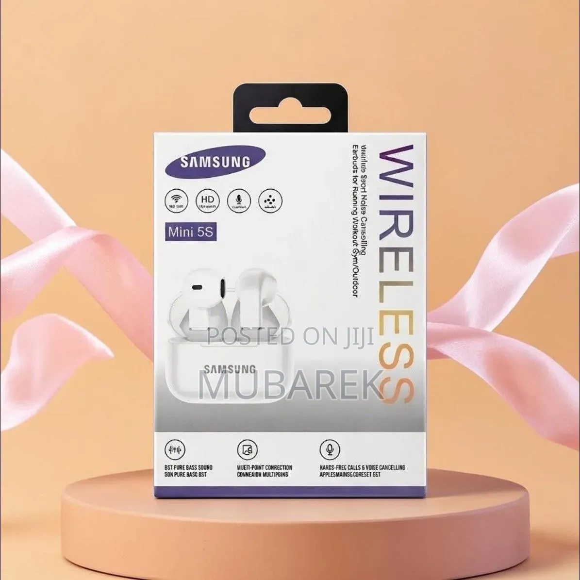 Mini 5S Sport Wireless - سماعة للجري والتمارين