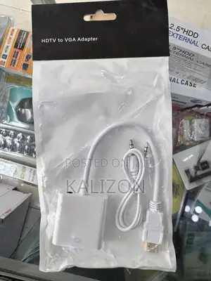ኤችዲኤምአይ ወደ ቪጂኤ መለወጫ HDTV to VGA Adapter With Audio