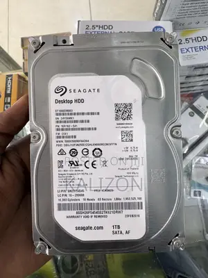 የ 1 ቴራባይት ዴስክቶፕ ሃርድ ዲስክ Seagate 1TB 3.5" SATA Desktop Hard Drive