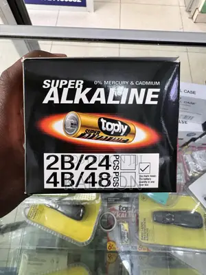 የ ሪሞት ባትሪ Toply Super Alkaline AA LR6 1.5V Batteries (Box)