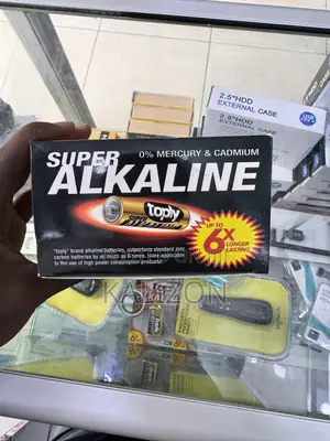 የ ሪሞት / ማይክ ባትሪ ቶፕሊ AAA አልካላይን ባትሪ Toply Super Alkaline AAA LR03 1.5V