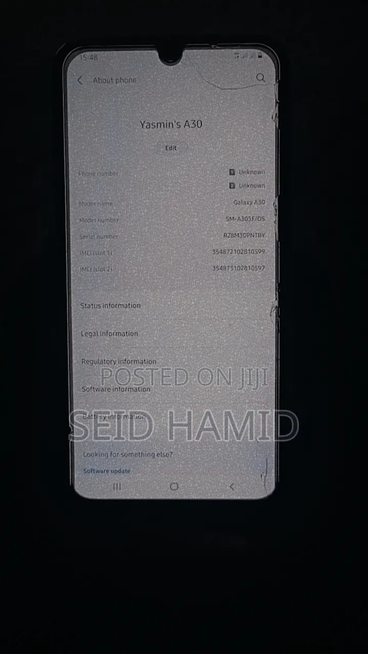 Samsung Galaxy A30 64 GB Silver