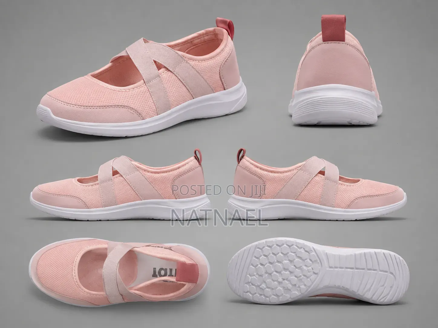 DubaiImported Women’s Pink Casual Sneakers – Lightweight Comfortable