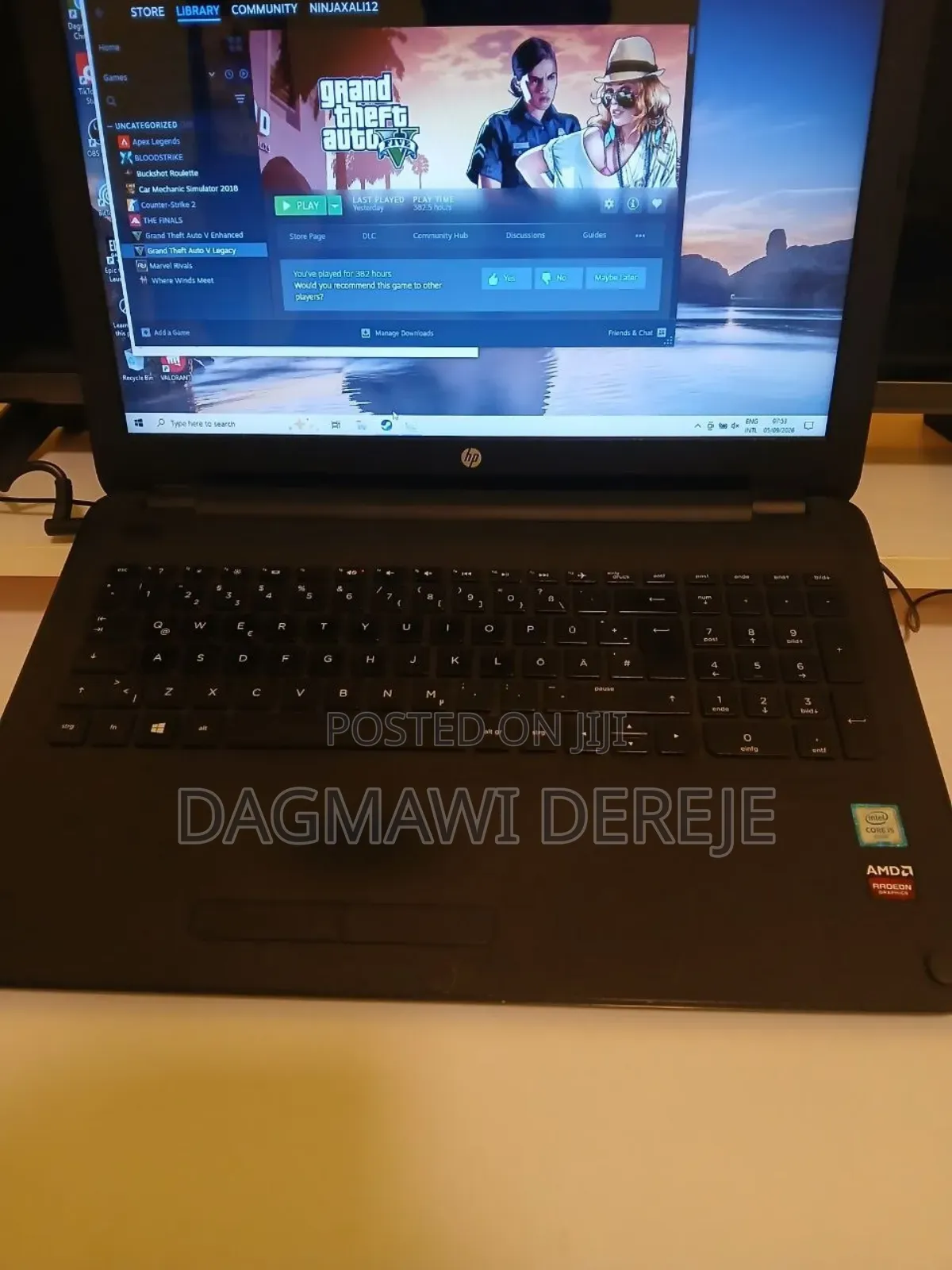 Laptop HP Stream Notebook 8GB Intel Core i5 HDD 1T