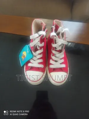 Red Canvas Sneakers
