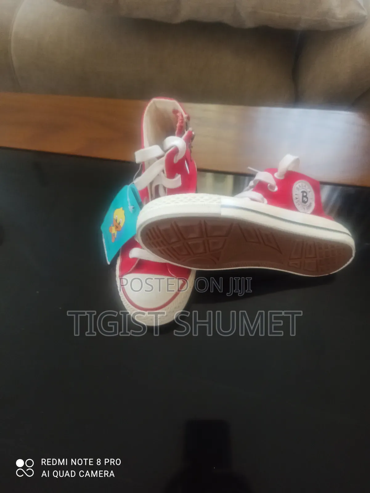 Red Canvas Sneakers