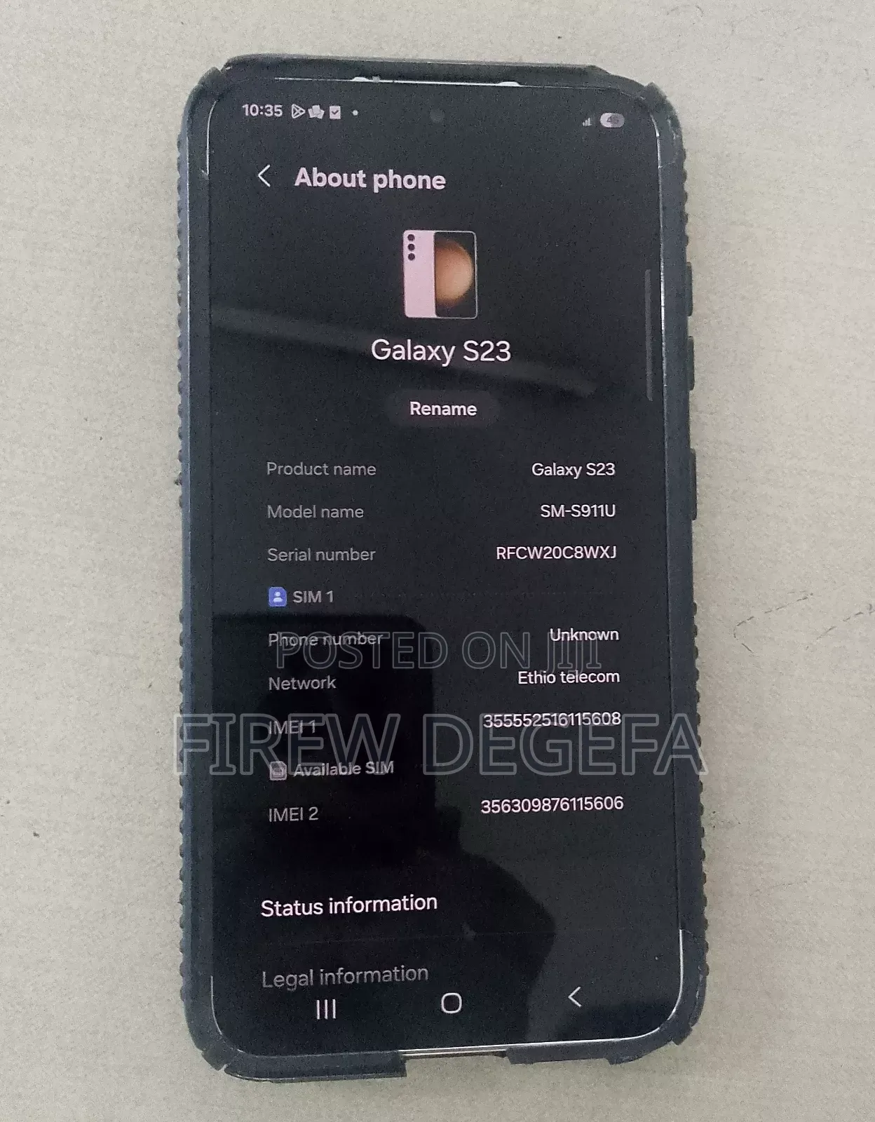 Samsung Galaxy S23 256 GB White