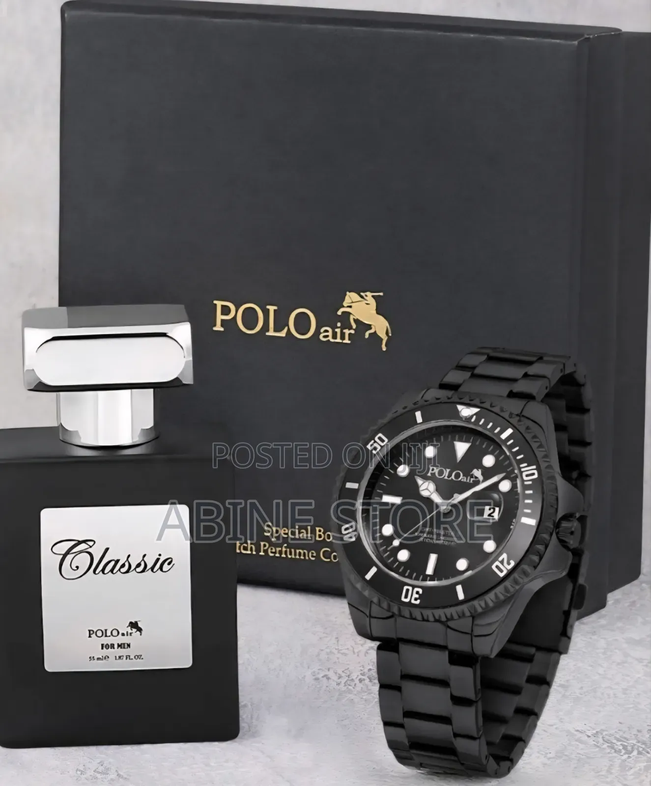 POLO AIR Men's Watch Perfume Gift Set — 2 in 1