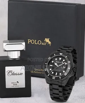 POLO AIR Men's Watch Perfume Gift Set — 2 in 1