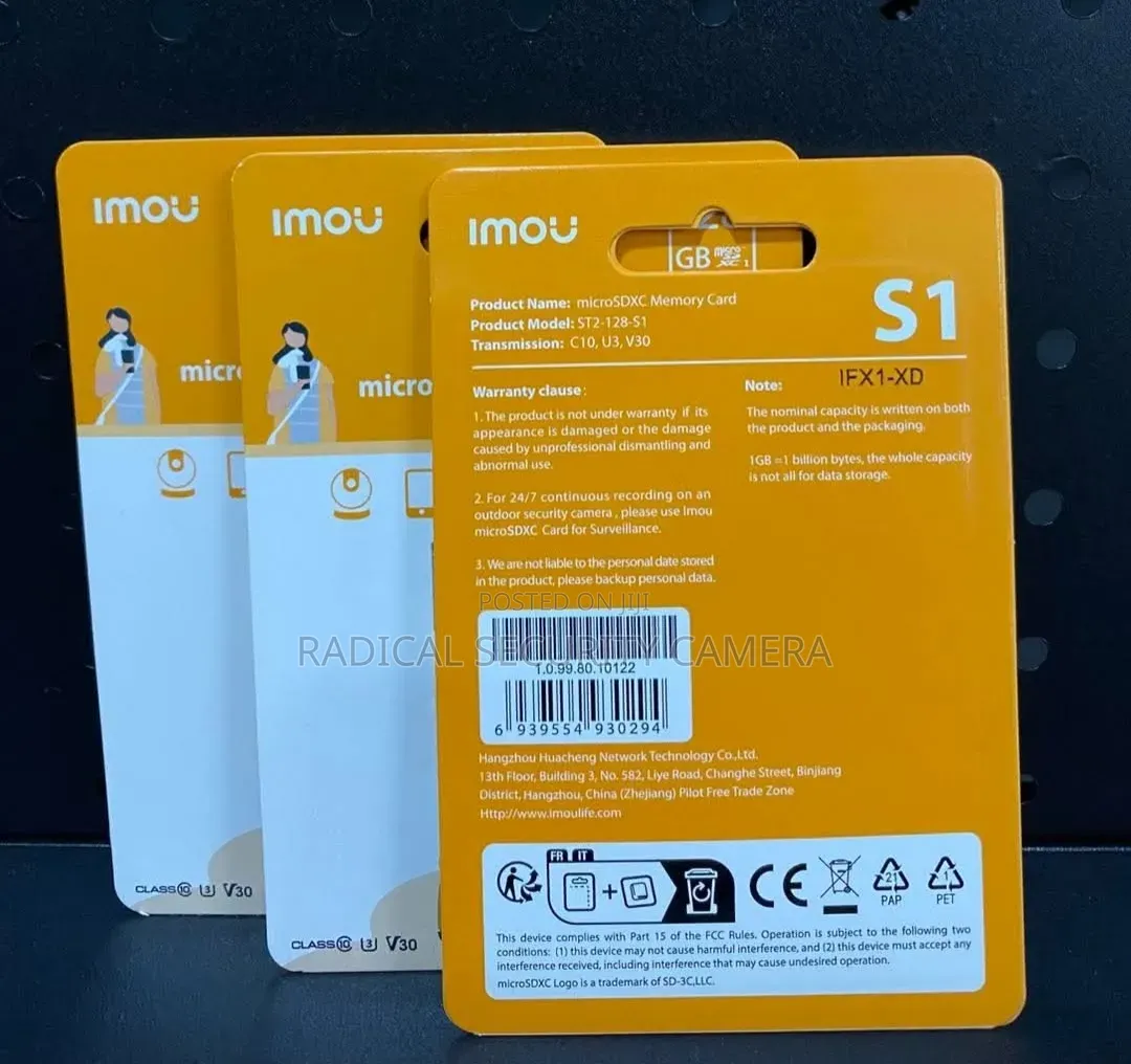 IMOU 128GB Micro SD Card | Memory Card for CCTV Security Camera S1
