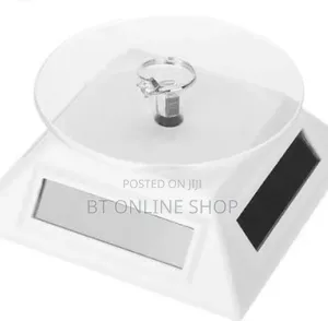 Solar Powered 360 Degrees Rotating Display Stand