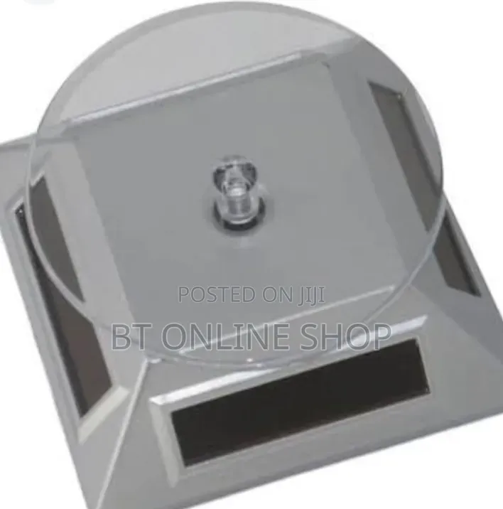 Solar Powered 360 Degrees Rotating Display Stand
