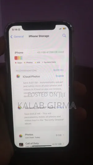 New Apple iPhone X 256 GB White