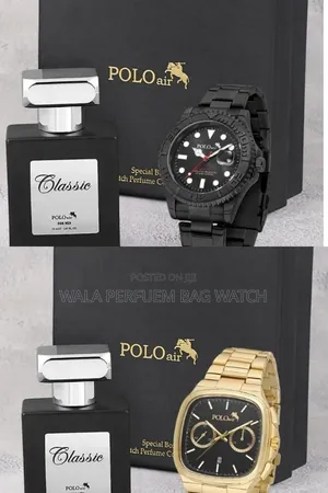 Polo Air Men’s Perfume Gift Set With Watch