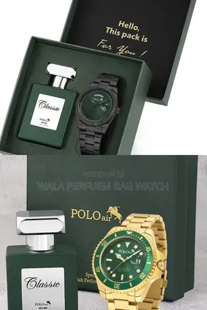 Men’s Perfume and Watch Gift Set – Polo Air