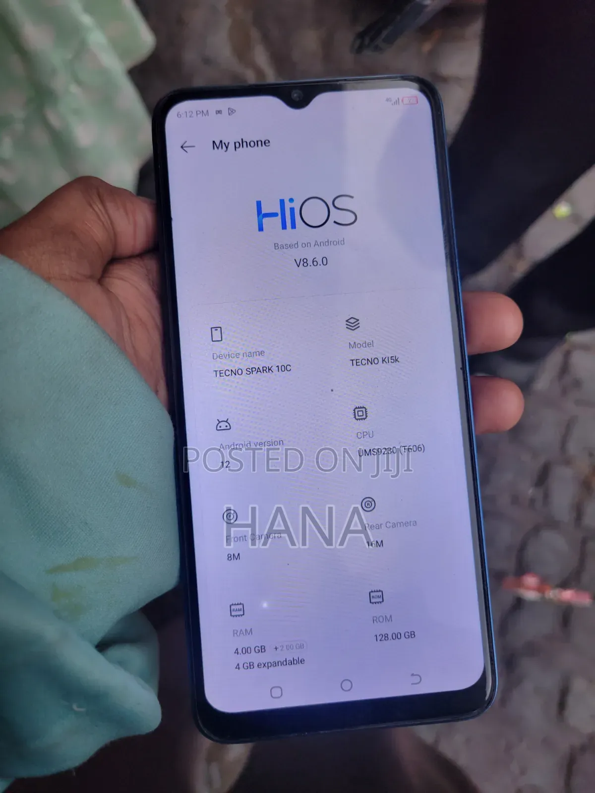 Tecno Spark 10C 128 GB Blue