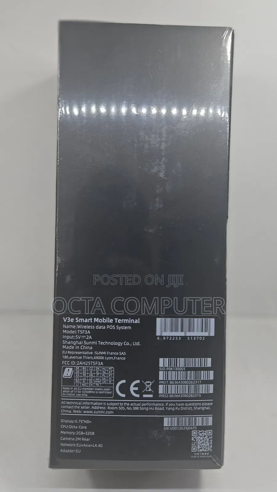 Sunmi V3e Mobile Pos Machine