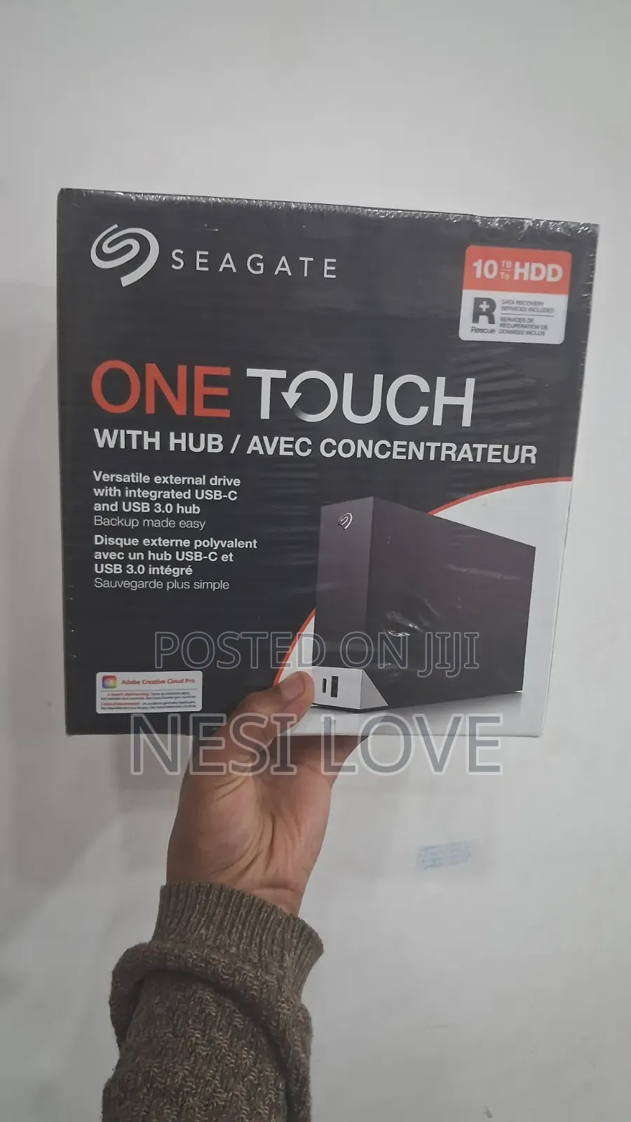 I10TB Seagate One Touch External Hard Disk Storage