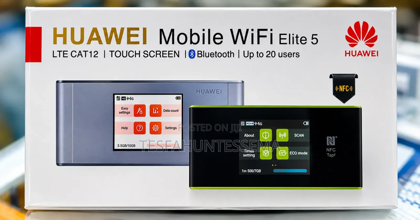 HUAWEI Mobile WiFi Elite 5 – 4G LTE Router
