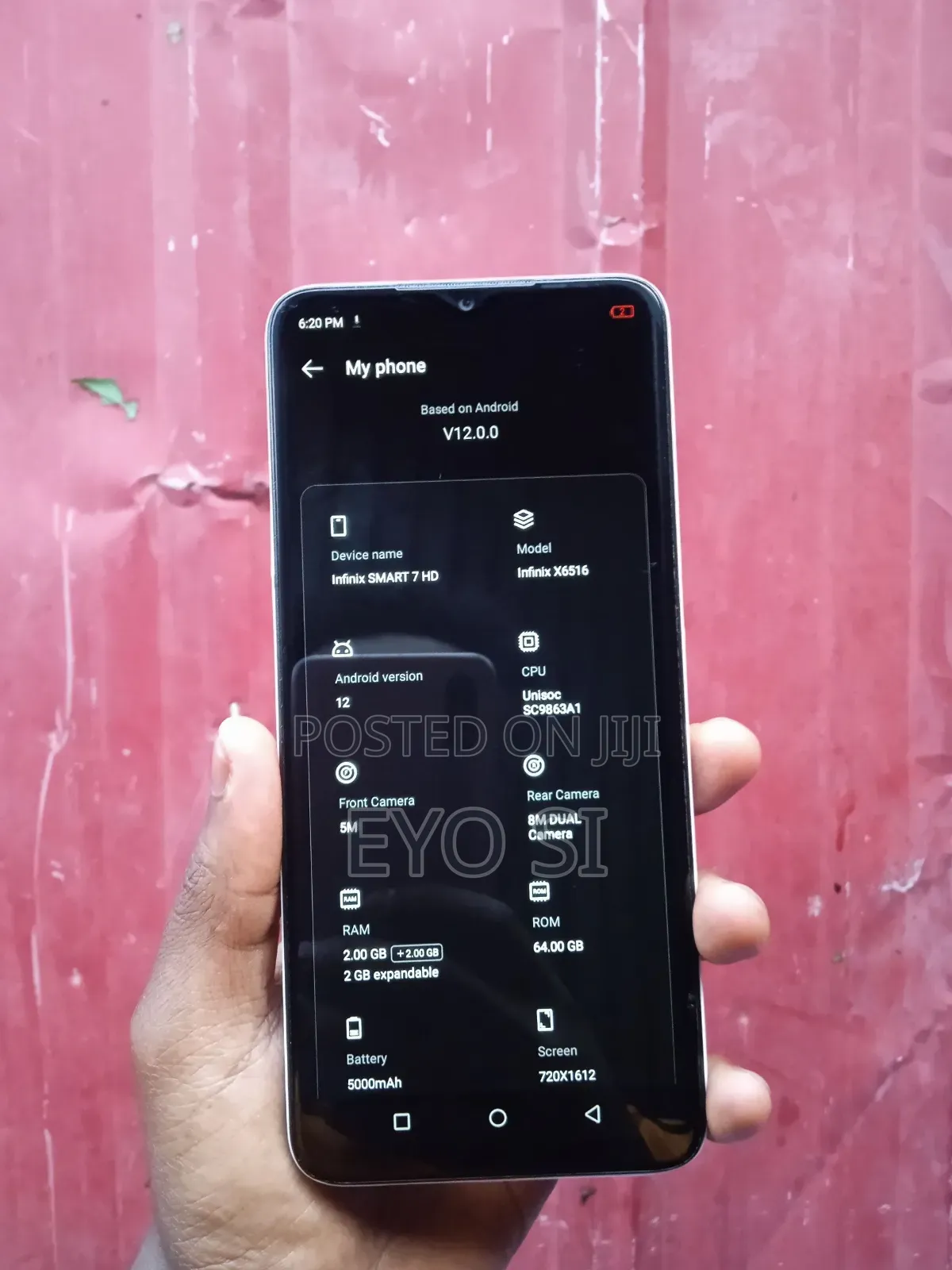 Infinix Smart 7 HD 64 GB White