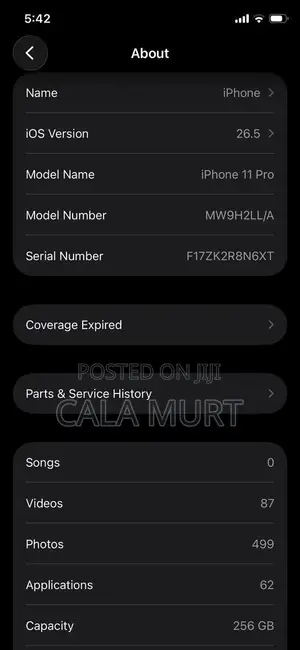 Apple iPhone 11 Pro 256 GB White