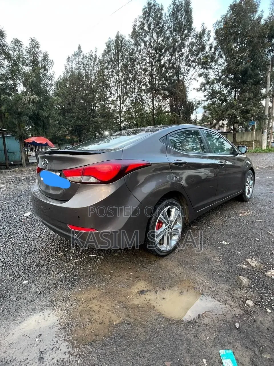 Hyundai Elantra Limited 4dr Sedan (1.8L 4cyl 6A) 2015 Brown
