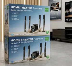 Syinix Home Theater Premium System - 150W Punch, Deep Bass, Bluetooth