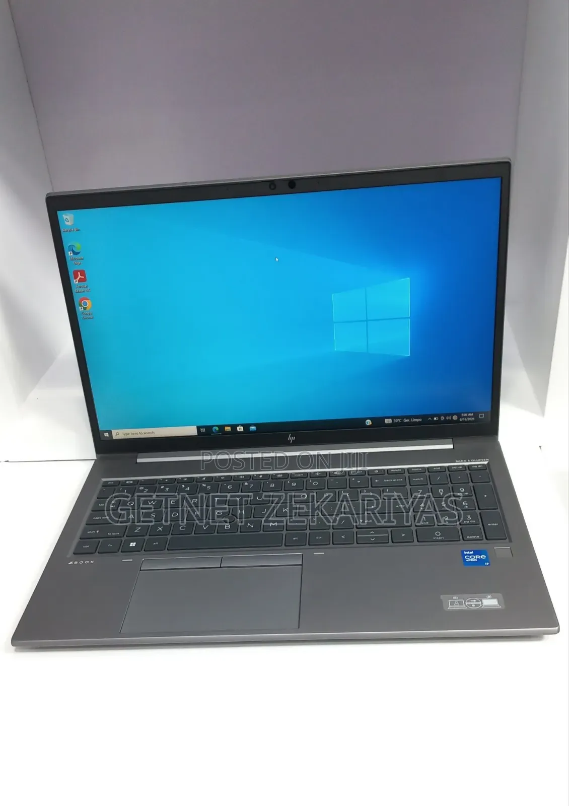 New Laptop HP ZBook Firefly G8 16GB Intel Core i7 SSD 512GB