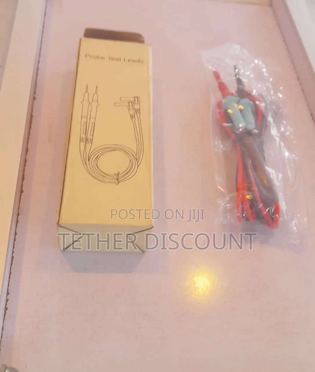 Vintage Box Containing Probe Test Leads
