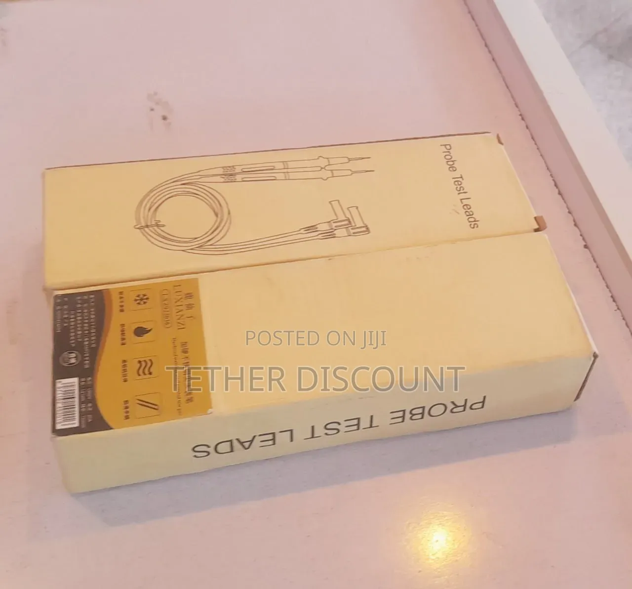 Vintage Box Containing Probe Test Leads