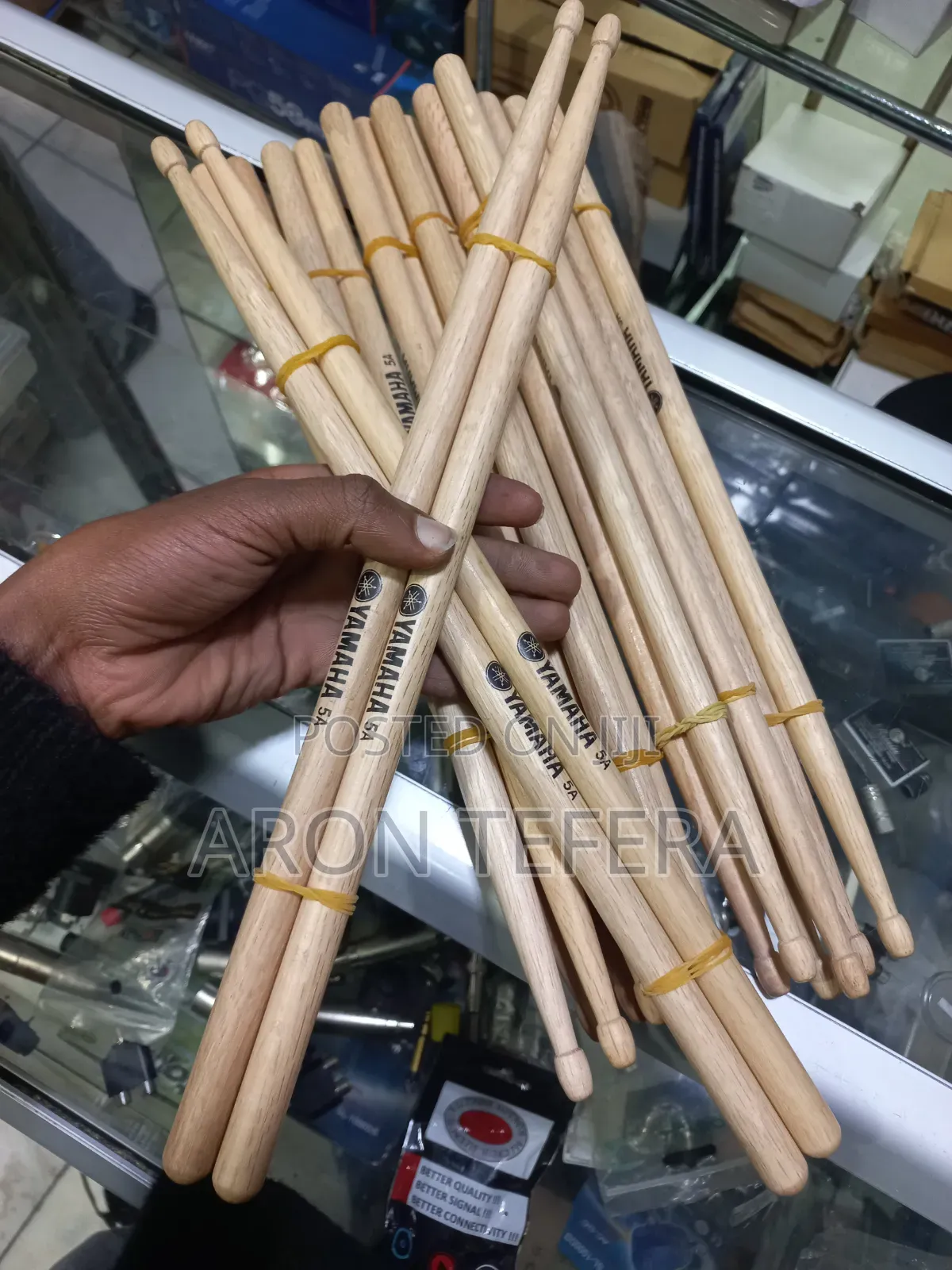 Original Yamaha 5A Wooden Drumsticks!