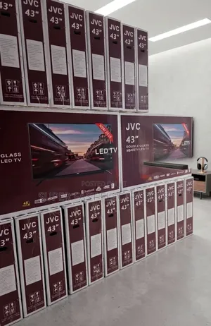 JVC 43 Inch TV Double Glass Smart LED TV - New 2026 Edition