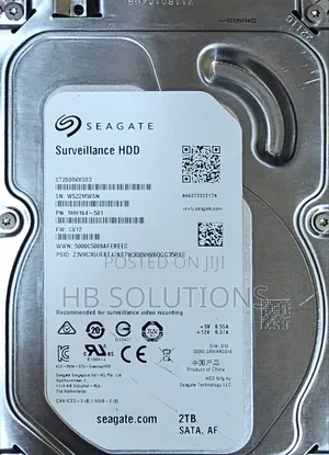 Surveillance Hard Disk 2TB