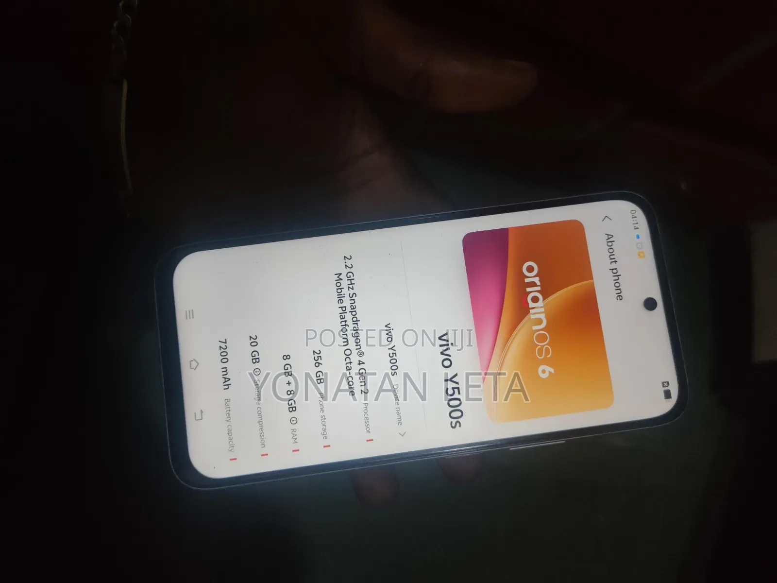 New Vivo Y500 256 GB White