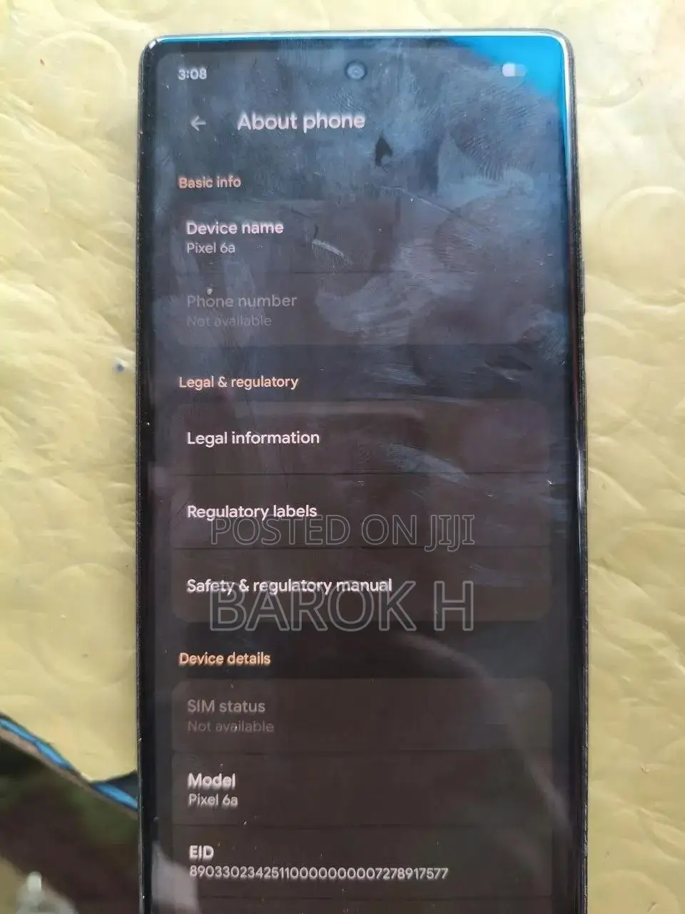 Google Pixel 6a 128 GB Gray