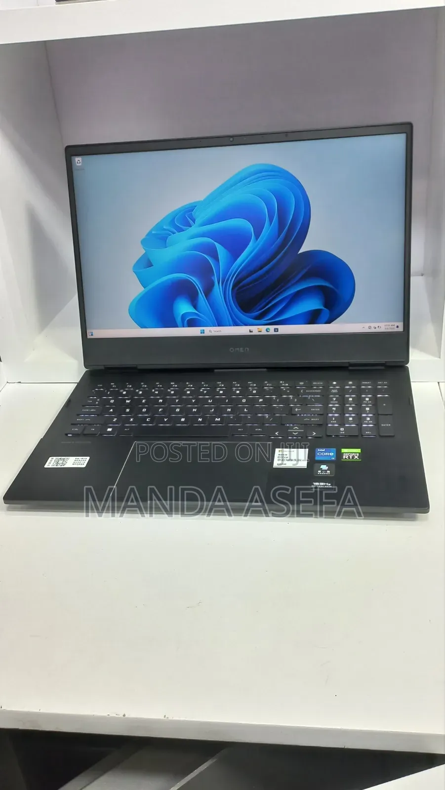 New Laptop HP Omen 16 16GB Intel Core i7 SSD 512GB