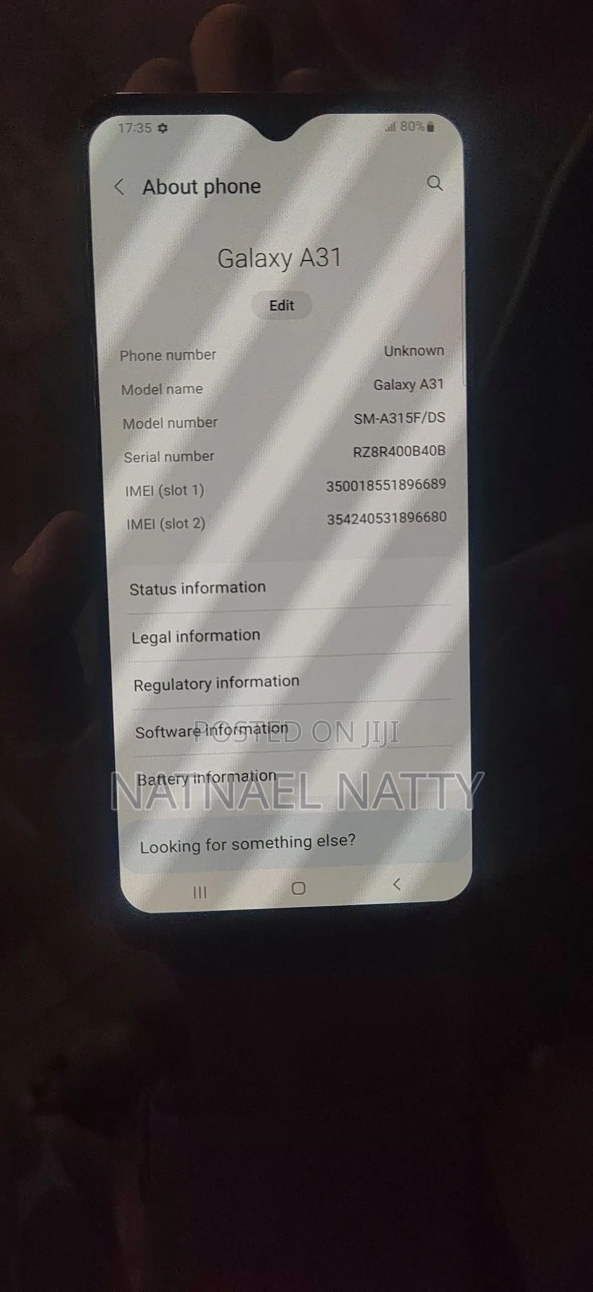 Samsung Galaxy A31 128 GB Black