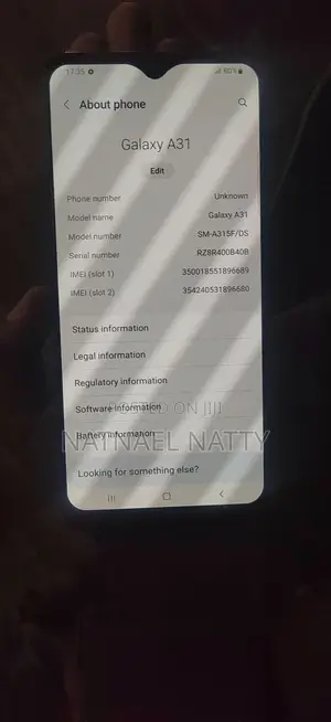 Samsung Galaxy A31 128 GB Black