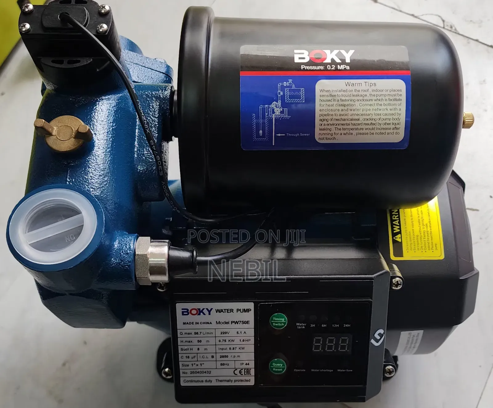 BOKY Water Pump With Digital Controller
