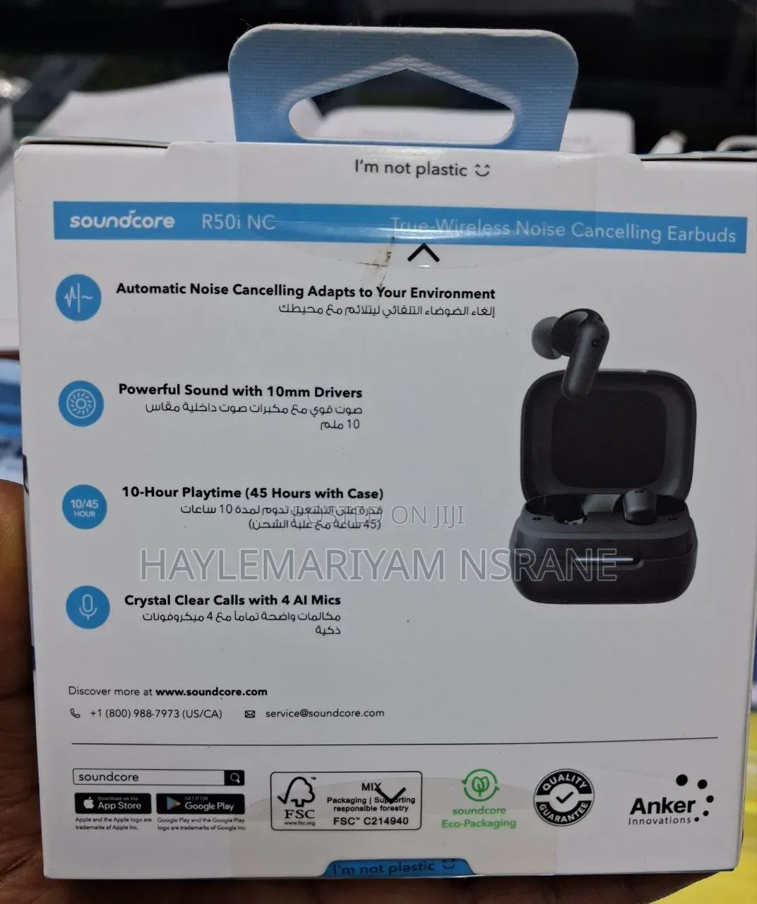 Original Anker Soundcore R50i NC Adaptive ANC Wireless