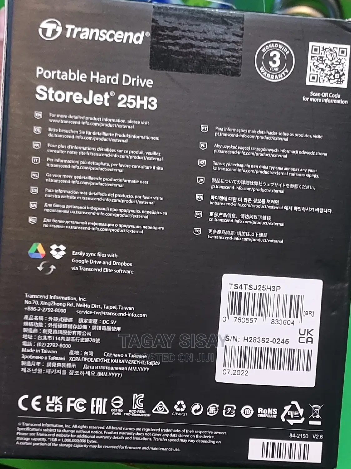 Transcend External Hard Disk