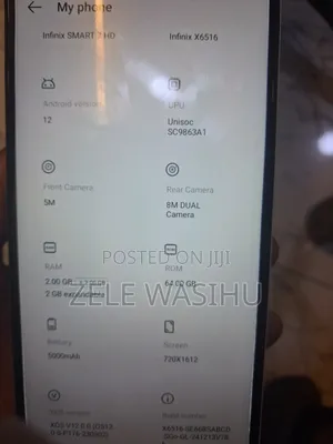 Infinix Smart 7 HD 64 GB White