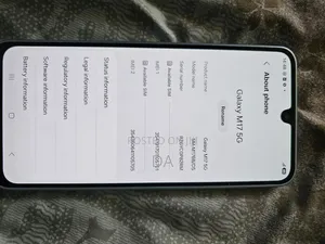 New Samsung Galaxy M17 5G 128 GB White