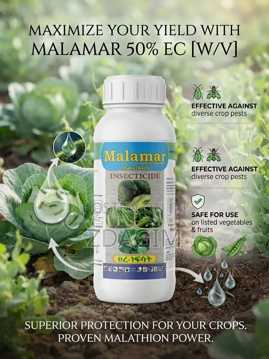 Malamar 50% EC Is an Agricultural Insecticide Containing Malathion