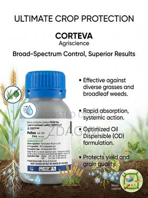 Pallas 45 OD Is a Post-Emergence Systemic Herbicide