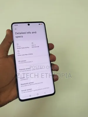 New Xiaomi Redmi Note 14 Pro 256 GB Black