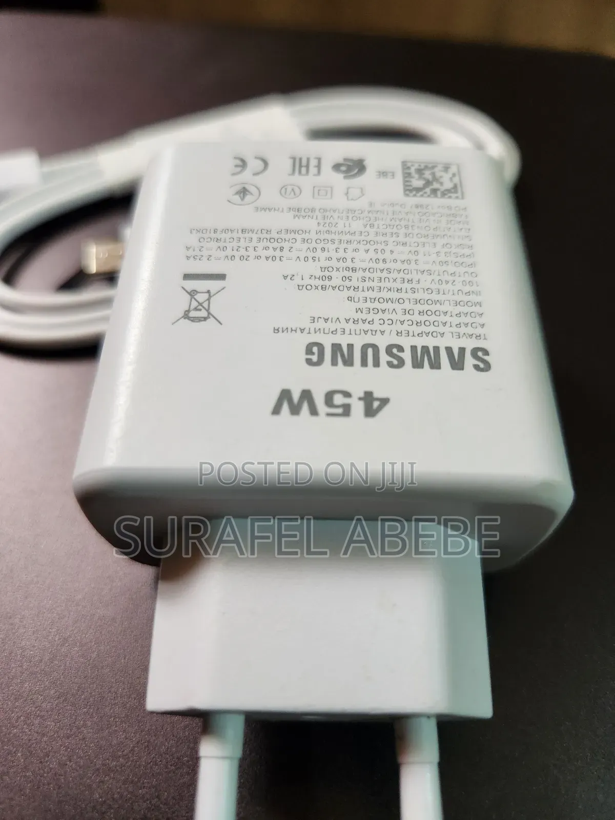 Original Samsung 45W USB C Super Fast Charger